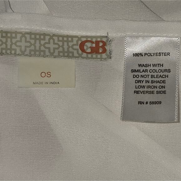 Gianni Bini Elegant White Scarf - Picture 5 of 5